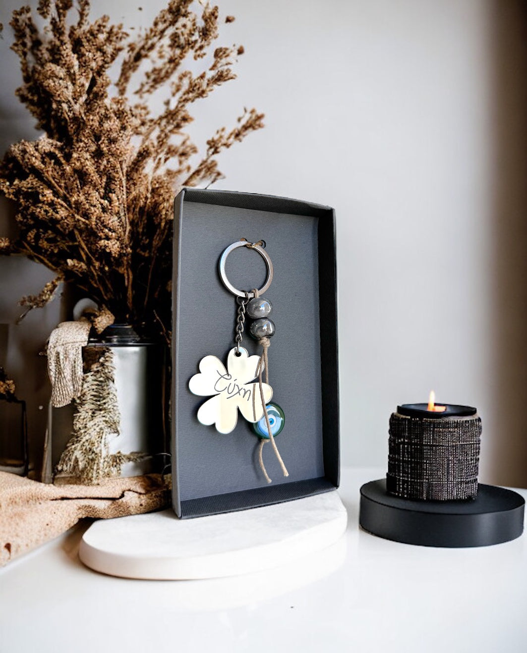 Γουράκι Μπρελόκ Τριφύλλι Τύχη