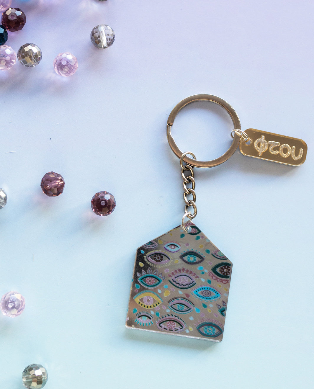 Keychain House With Eye