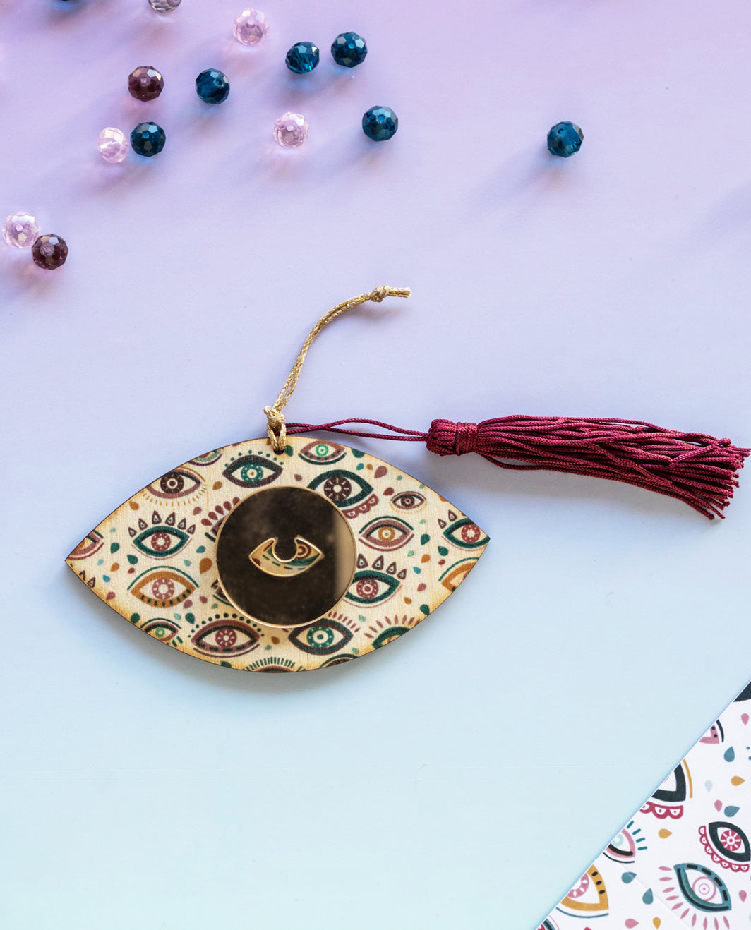 Eye With Eyes Pattern Pendant Charm