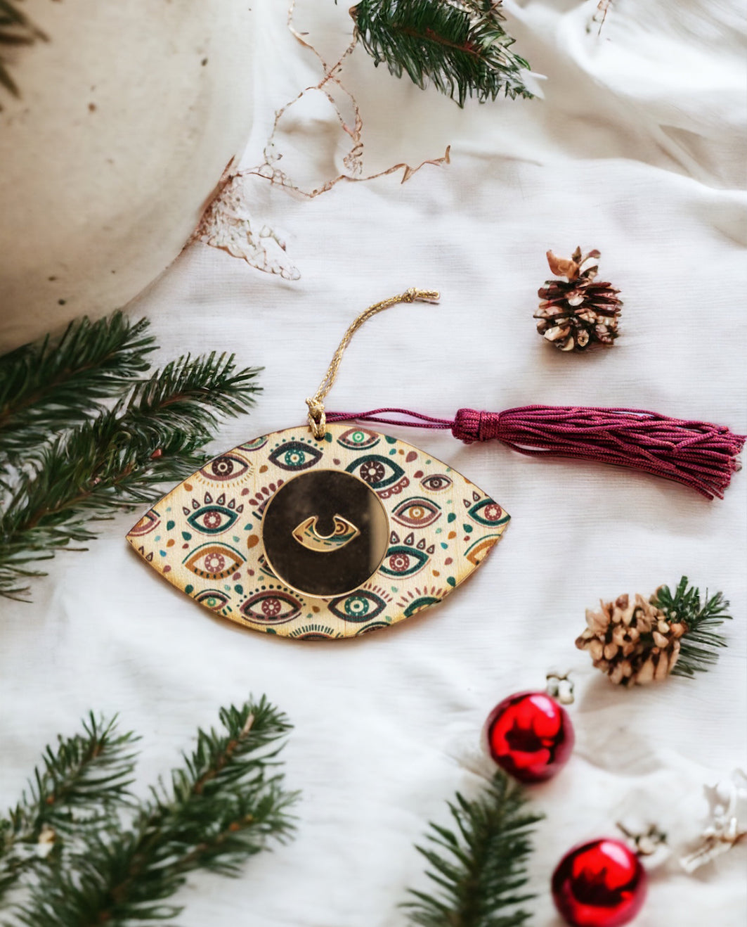 Eye With Eyes Pattern Pendant Charm