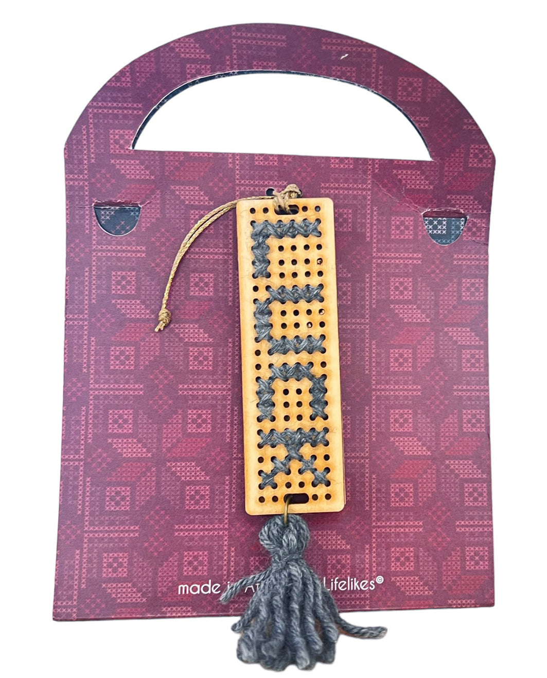 Charm Embroidery Luck Gray