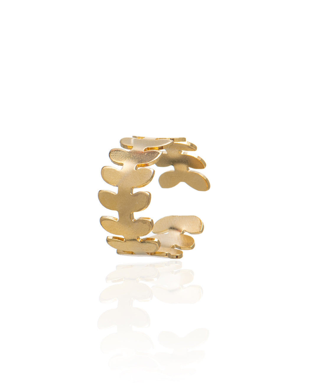 Leaves Gold Ring