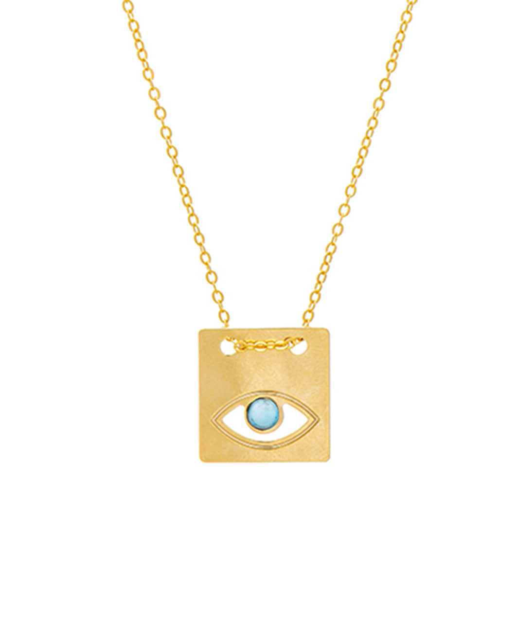 The Eye Gold Turquoise Necklace