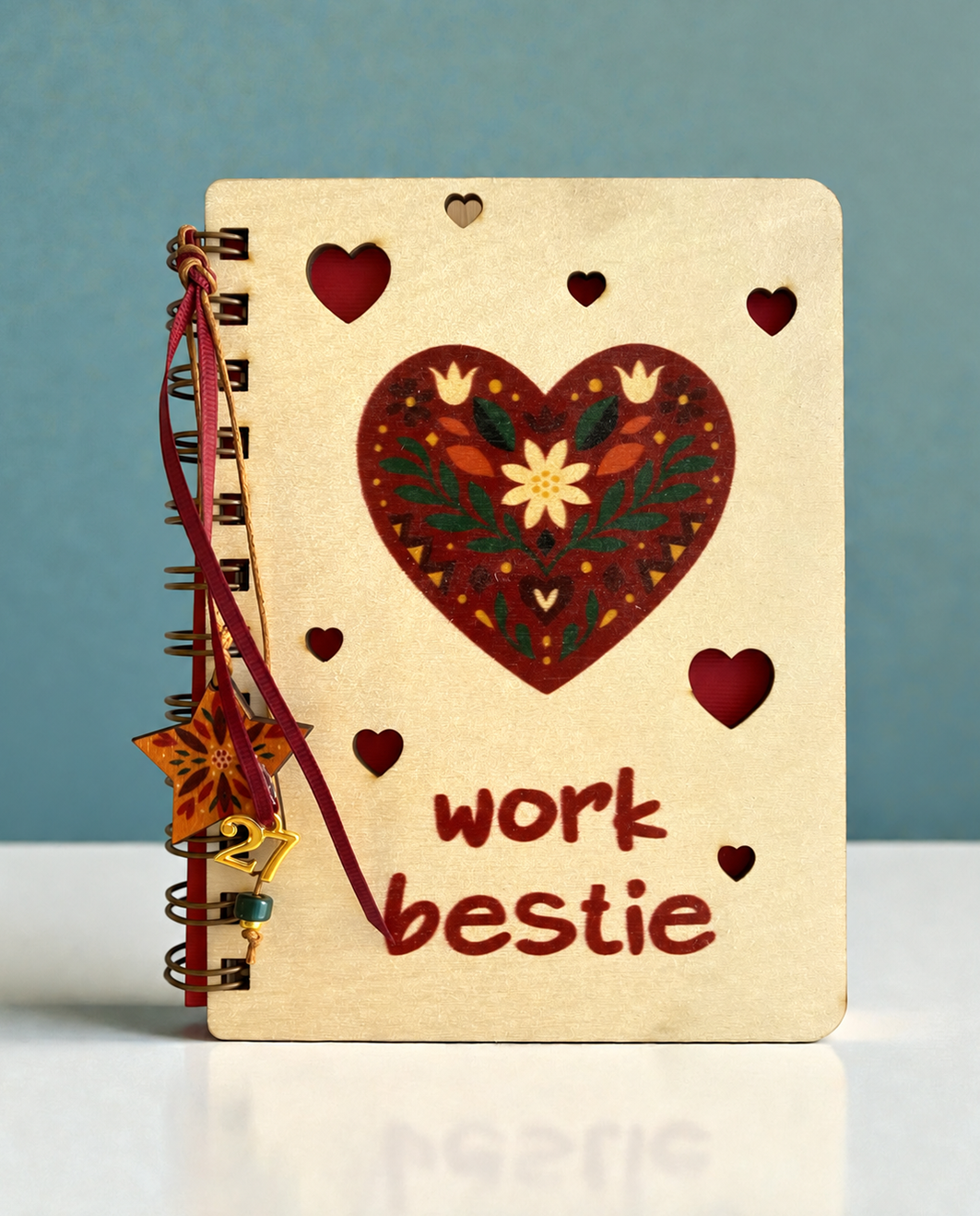 Ξύλινο Ατζεντάκι Work Bestie