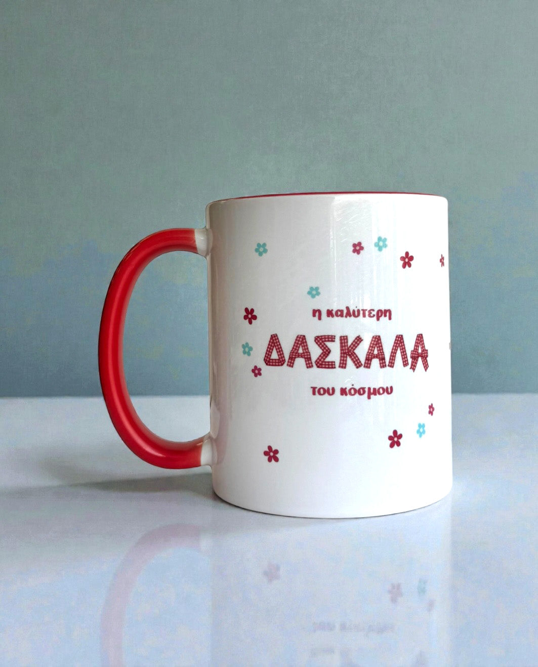 Κούπα με Φιογκάκι για τη Δασκάλα και κουτί δώρου