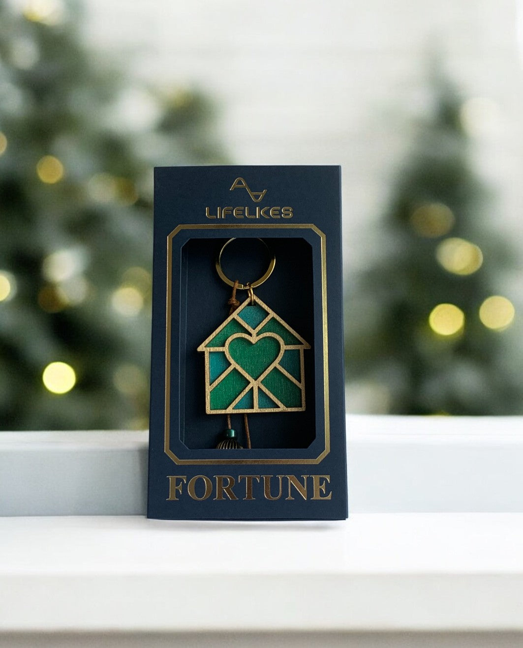 Γουράκι Μπρελόκ Μωσαϊκό Σπιτάκι