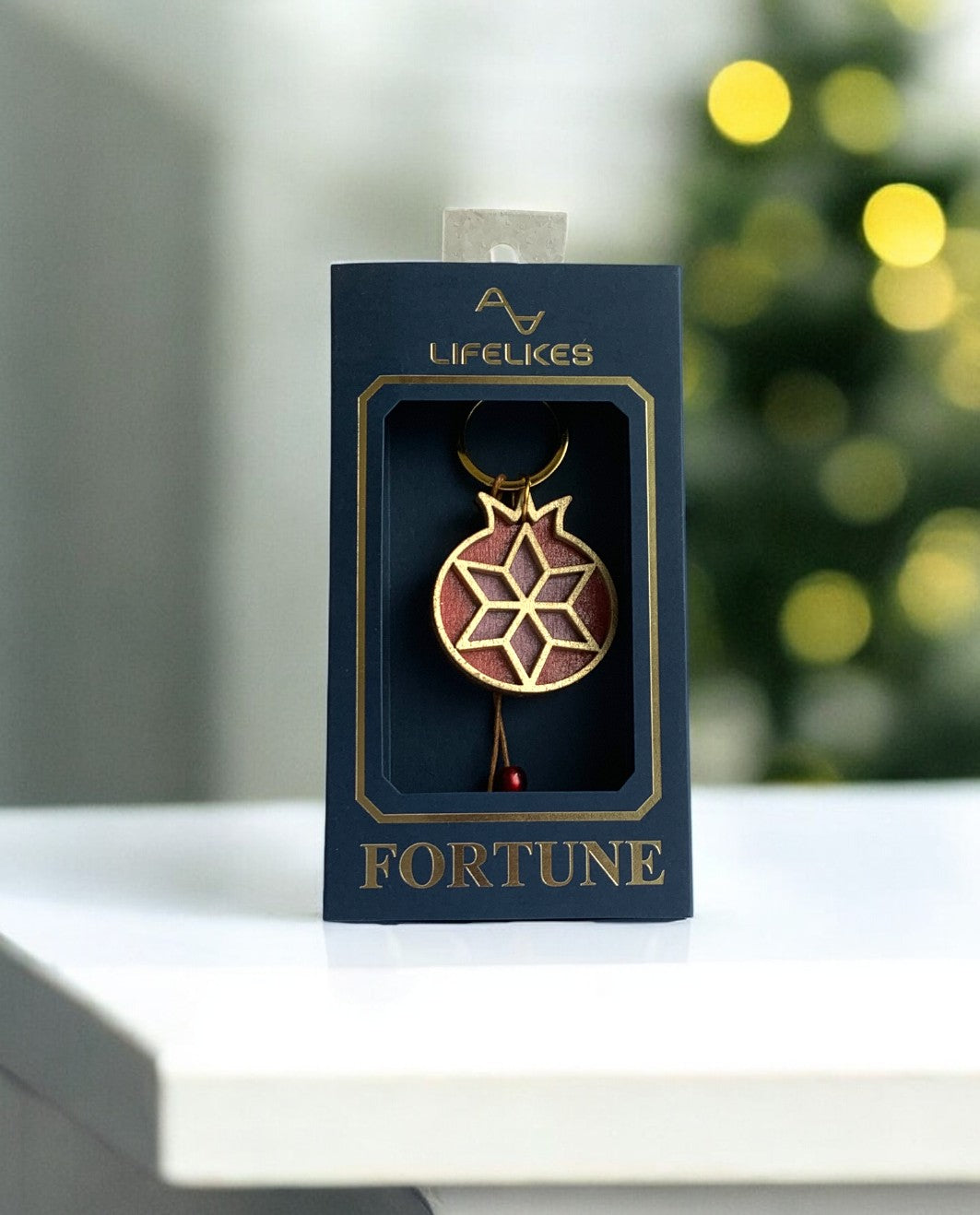 Γουράκι Μπρελόκ Μωσαϊκό Ρόδι