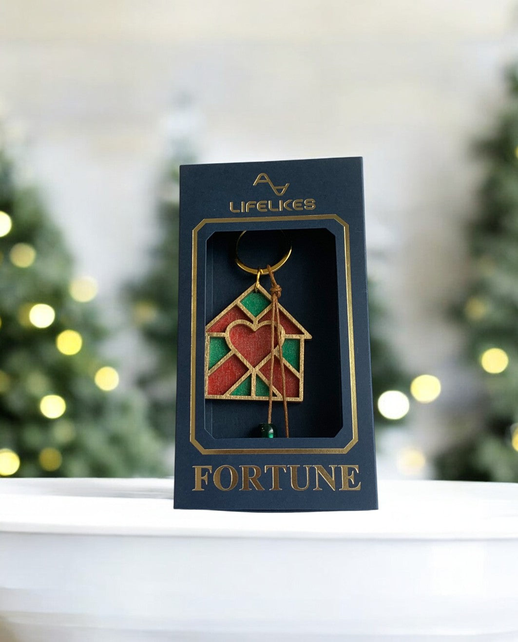 Γουράκι Μπρελόκ Μωσαϊκό Σπιτάκι