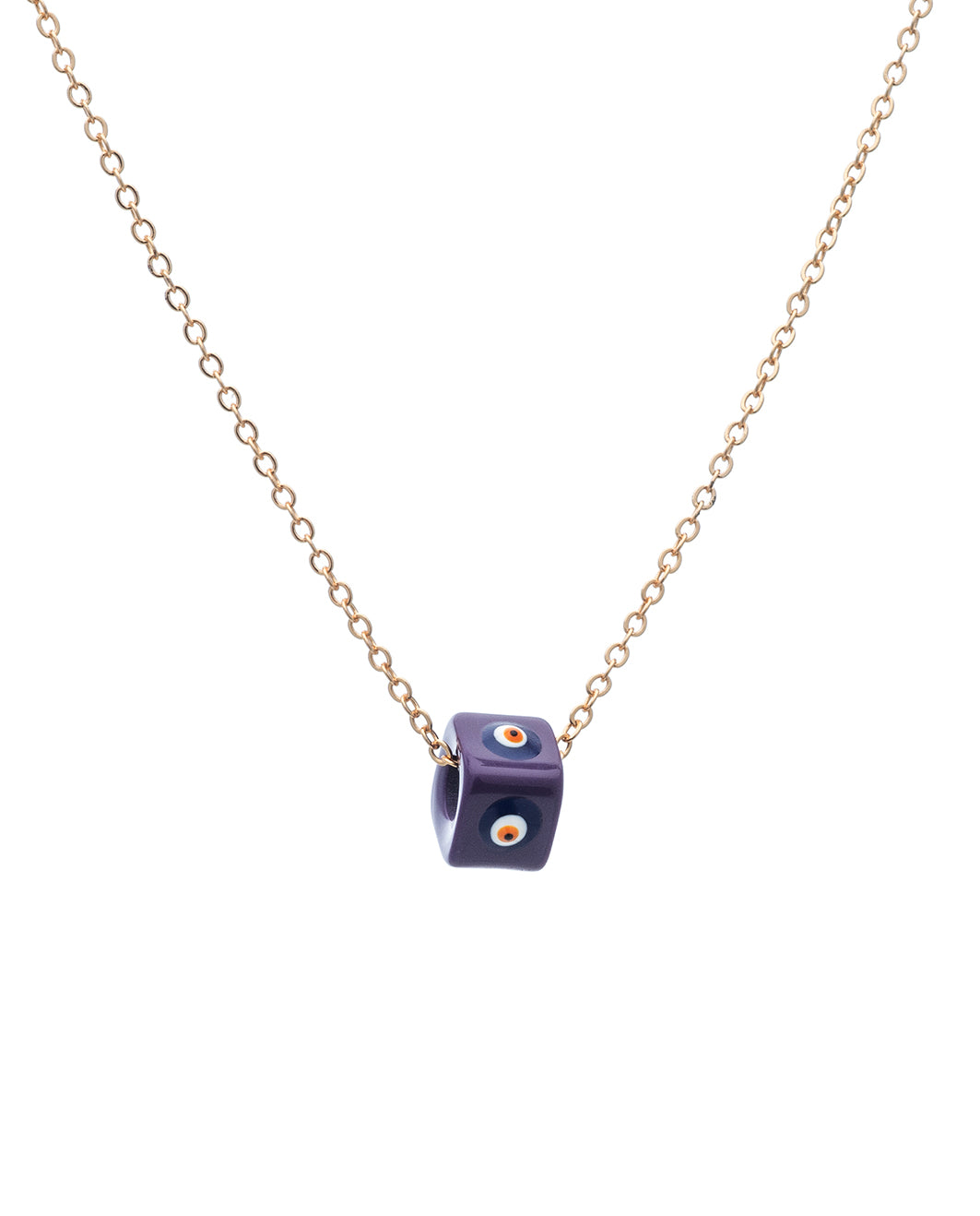 Cube Necklace with Eye