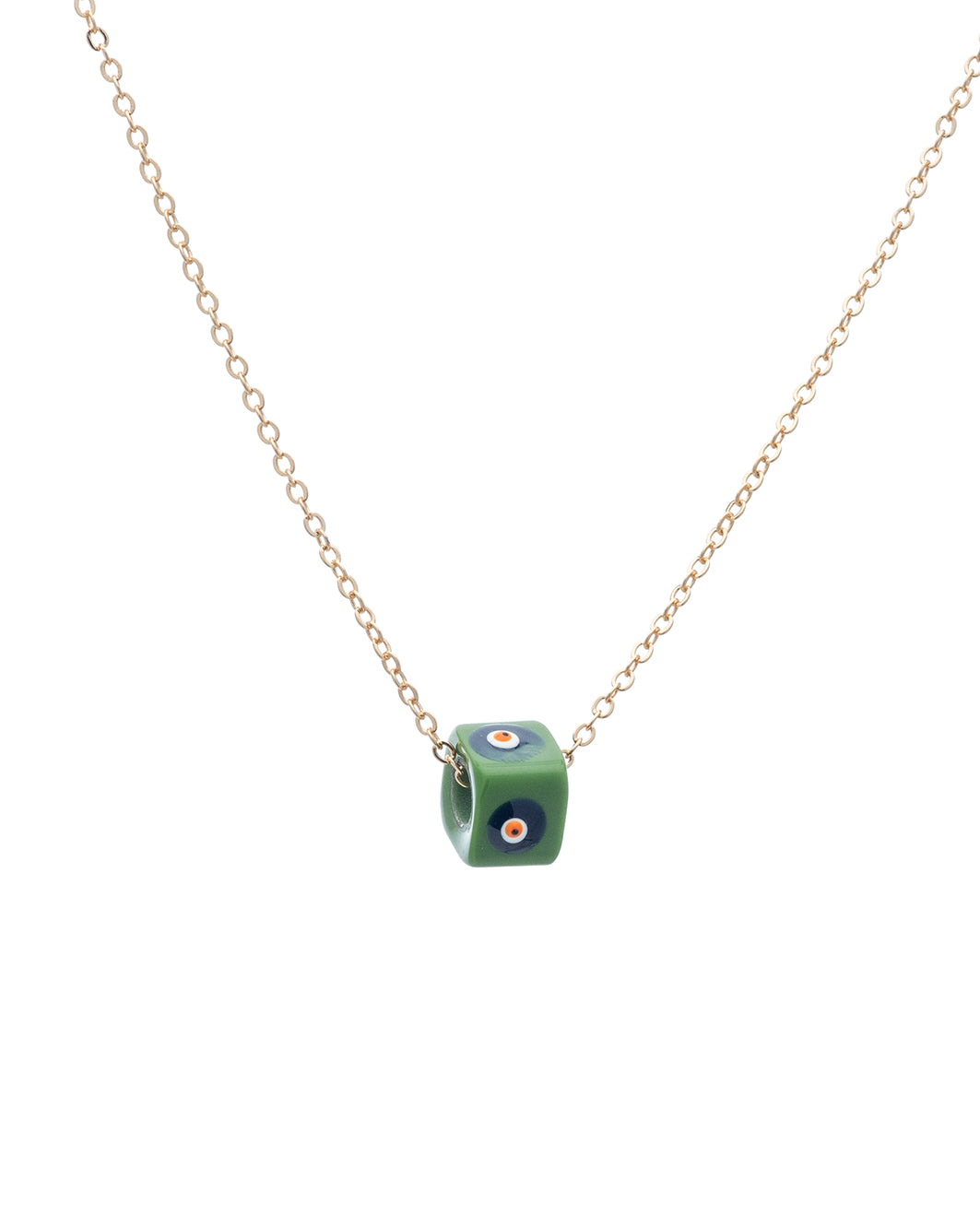 Cube Necklace with Eye