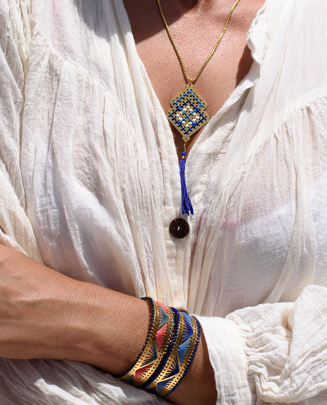 Kare Necklace with Tassels