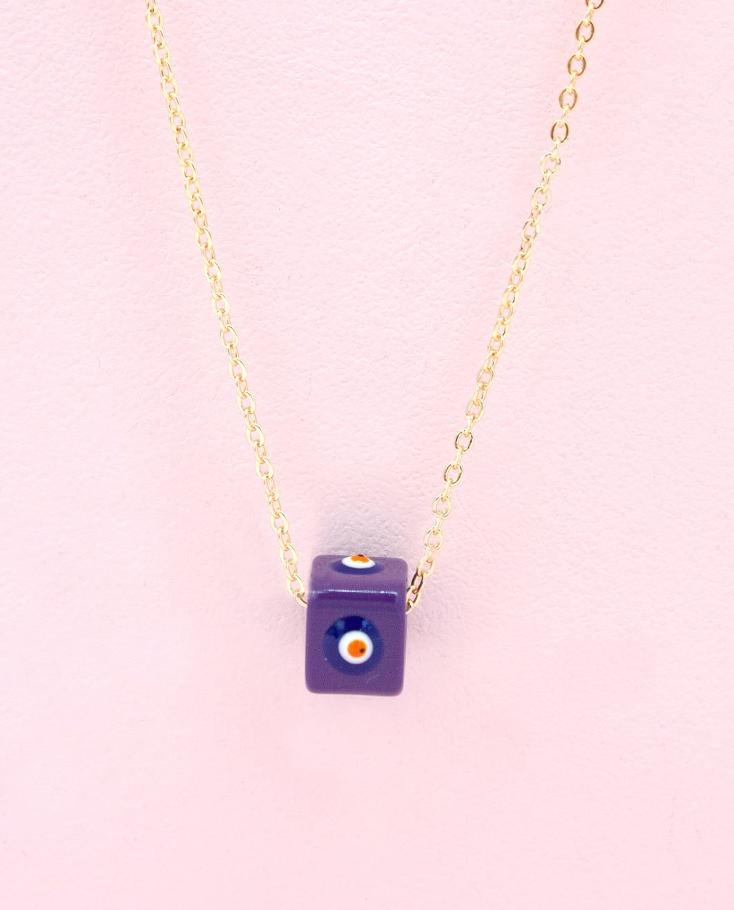 Cube Necklace with Eye