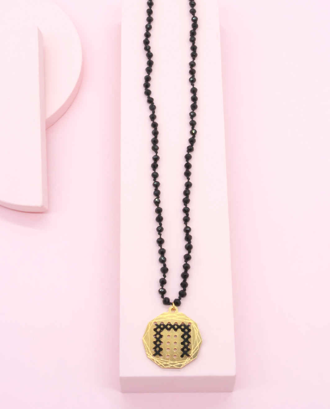 Kedima Monogram Necklace Rosary Chain