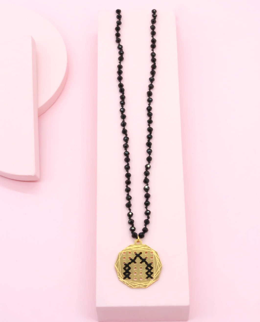 Kedima Monogram Necklace Rosary Chain