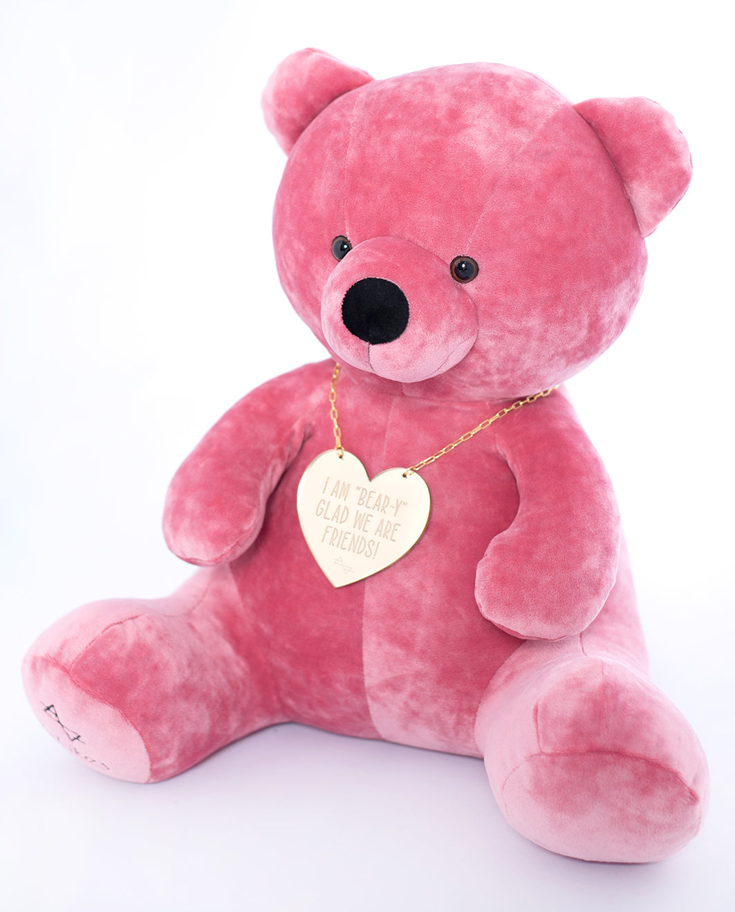 Beary Teddy Bear "I'm beary glad we are friends" 40cm