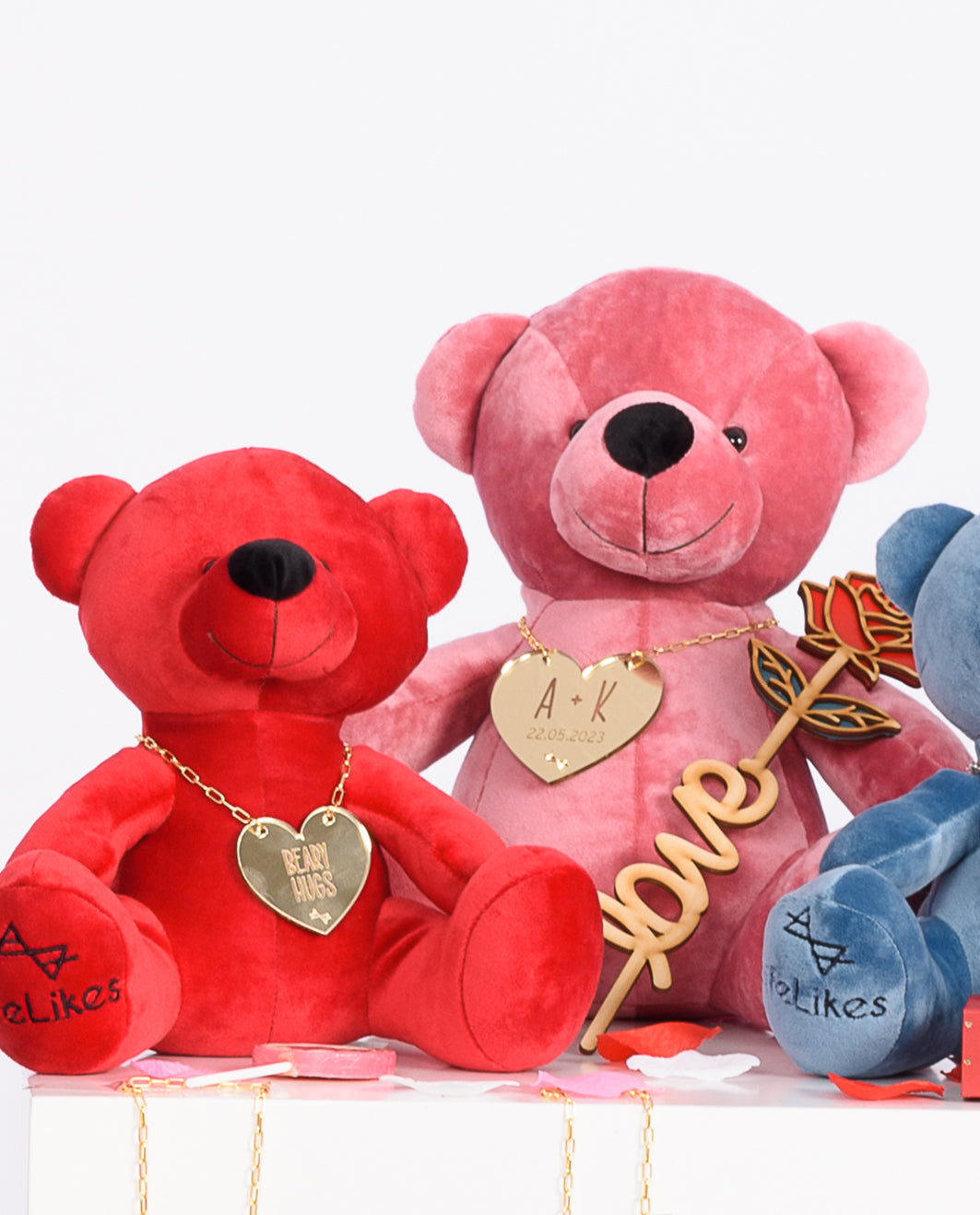 Beary Teddy Bear "I'm beary glad we are friends" 28cm