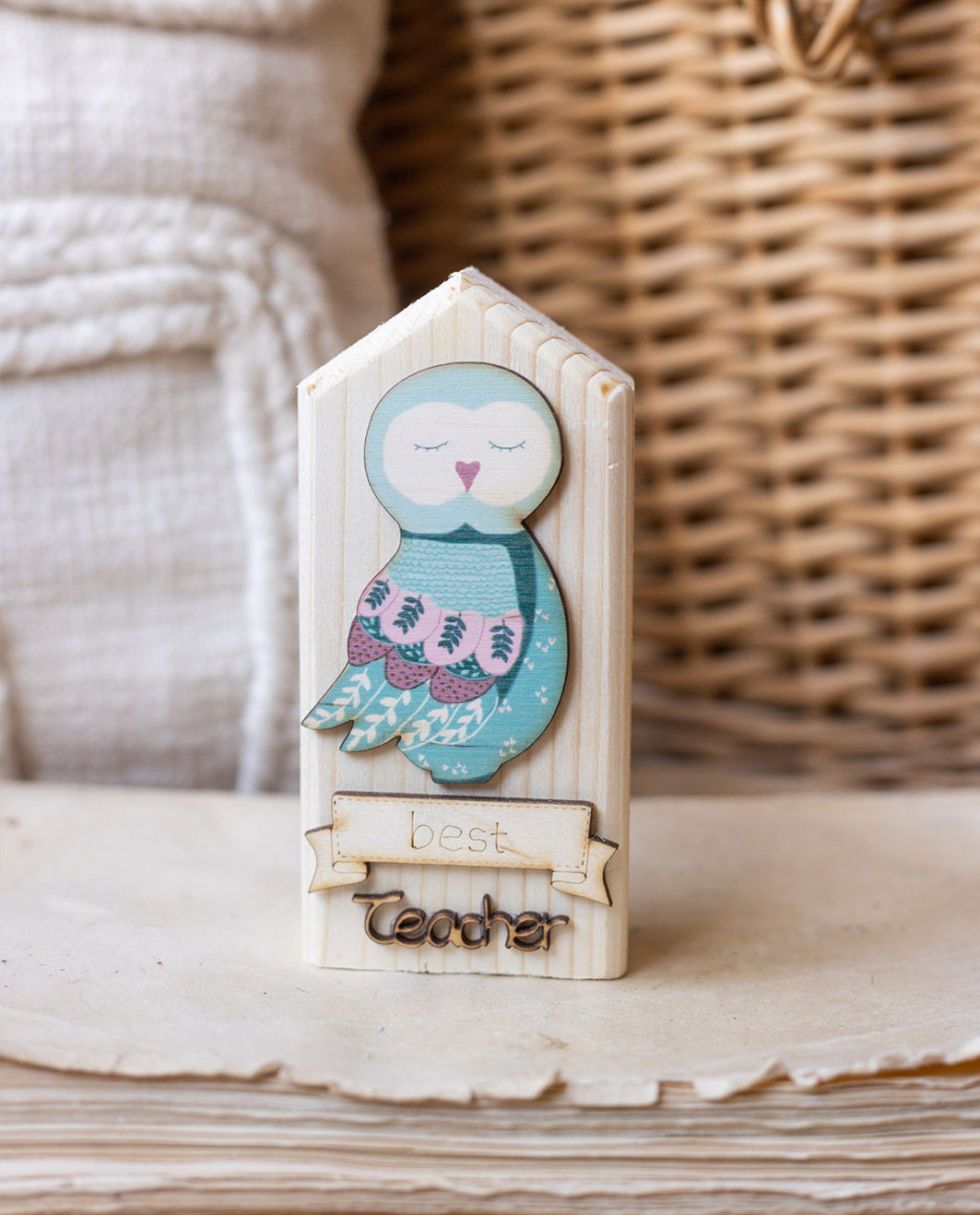 Coocoovayia Best Teacher Table Charm House