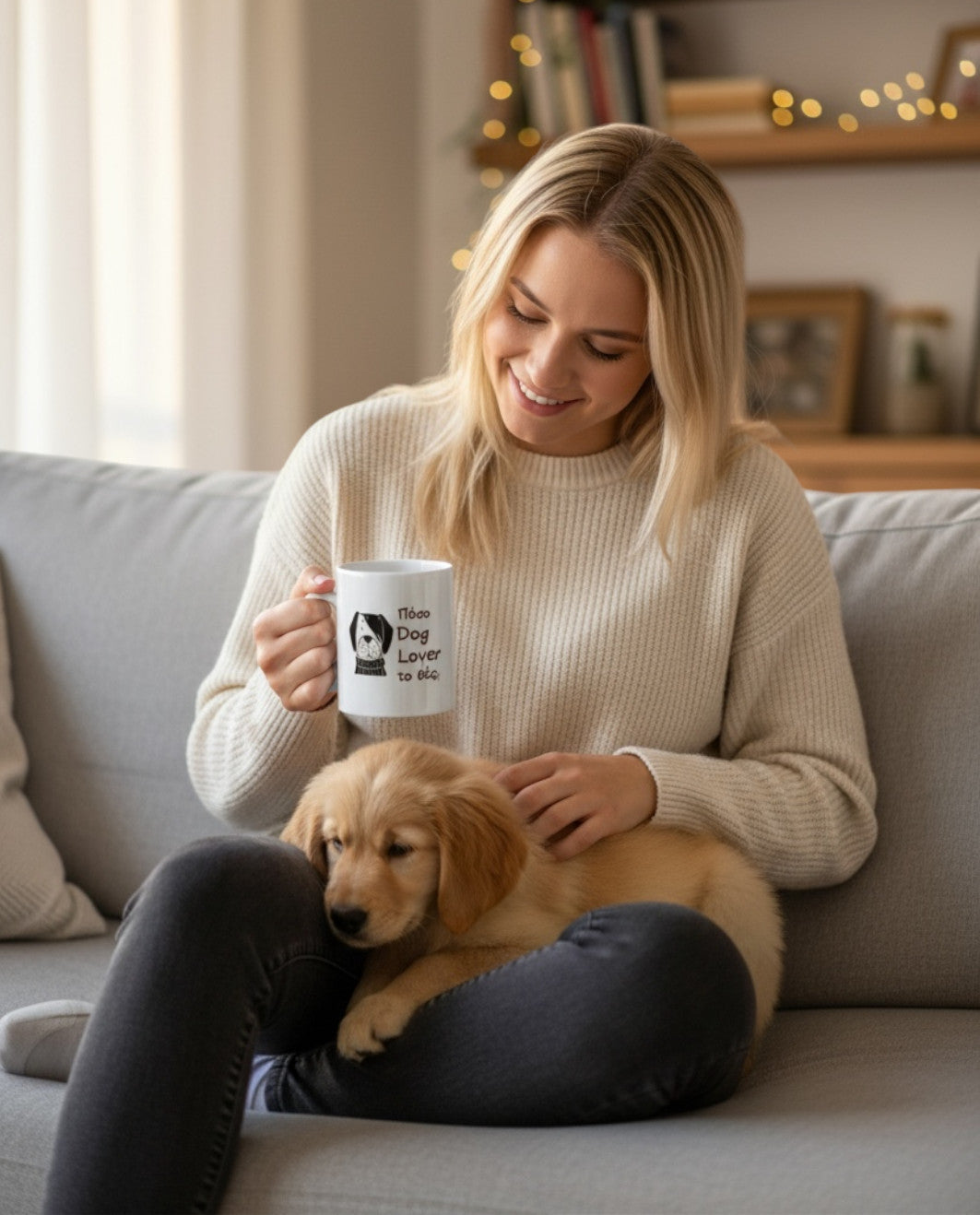 Κούπα "Πόσο Dog Lover το θες;"