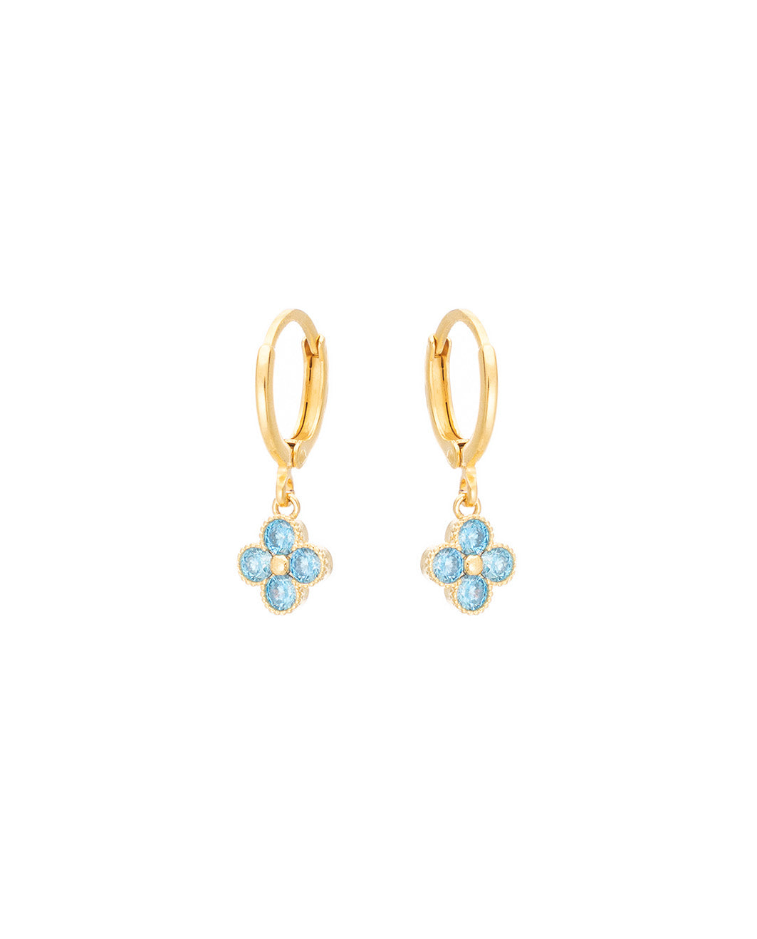 Σκουλαρίκια Κρικάκια Flower Zircon