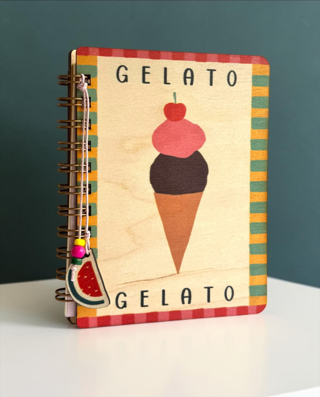 Ξύλινο Ατζεντάκι Gelato