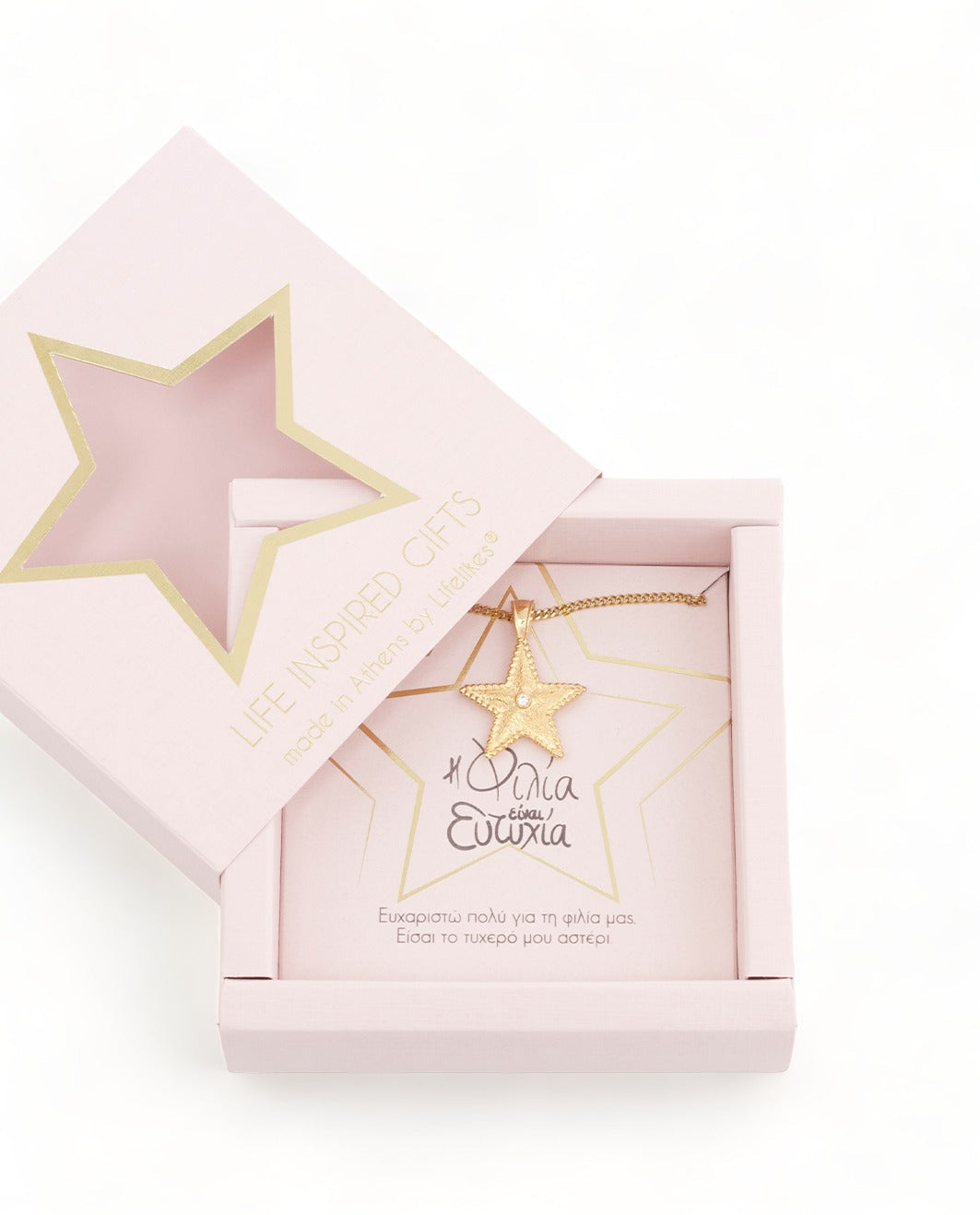 Gift Box Friendship Is Happiness Necklace