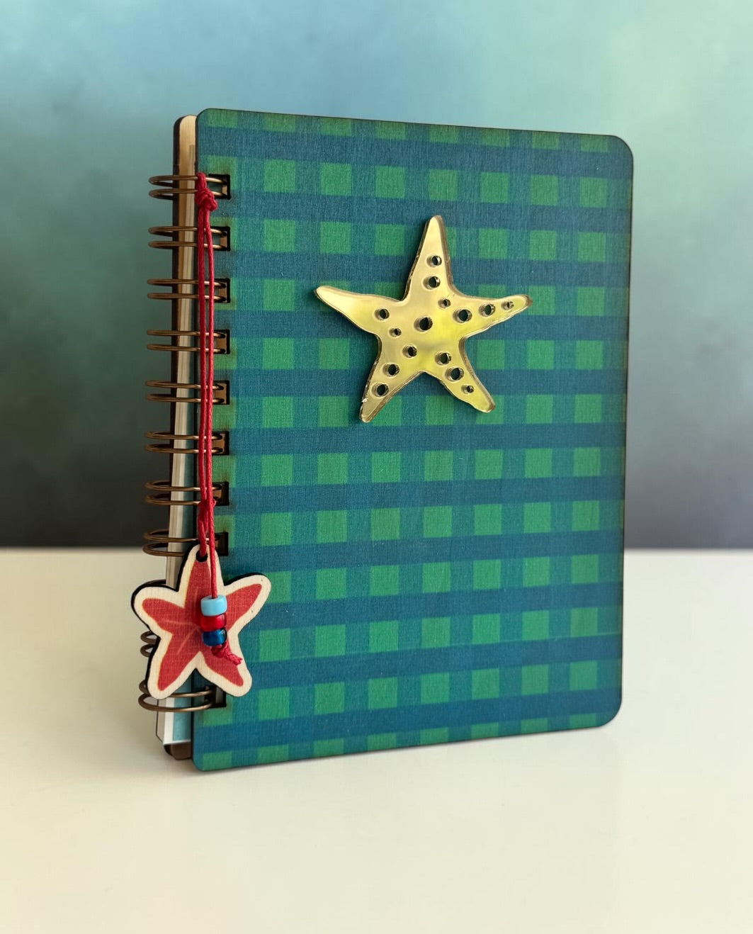 Ξύλινο Ατζεντάκι Gold Starfsih