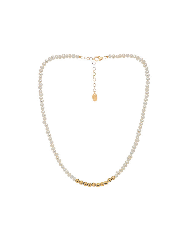 Gold Row Necklace