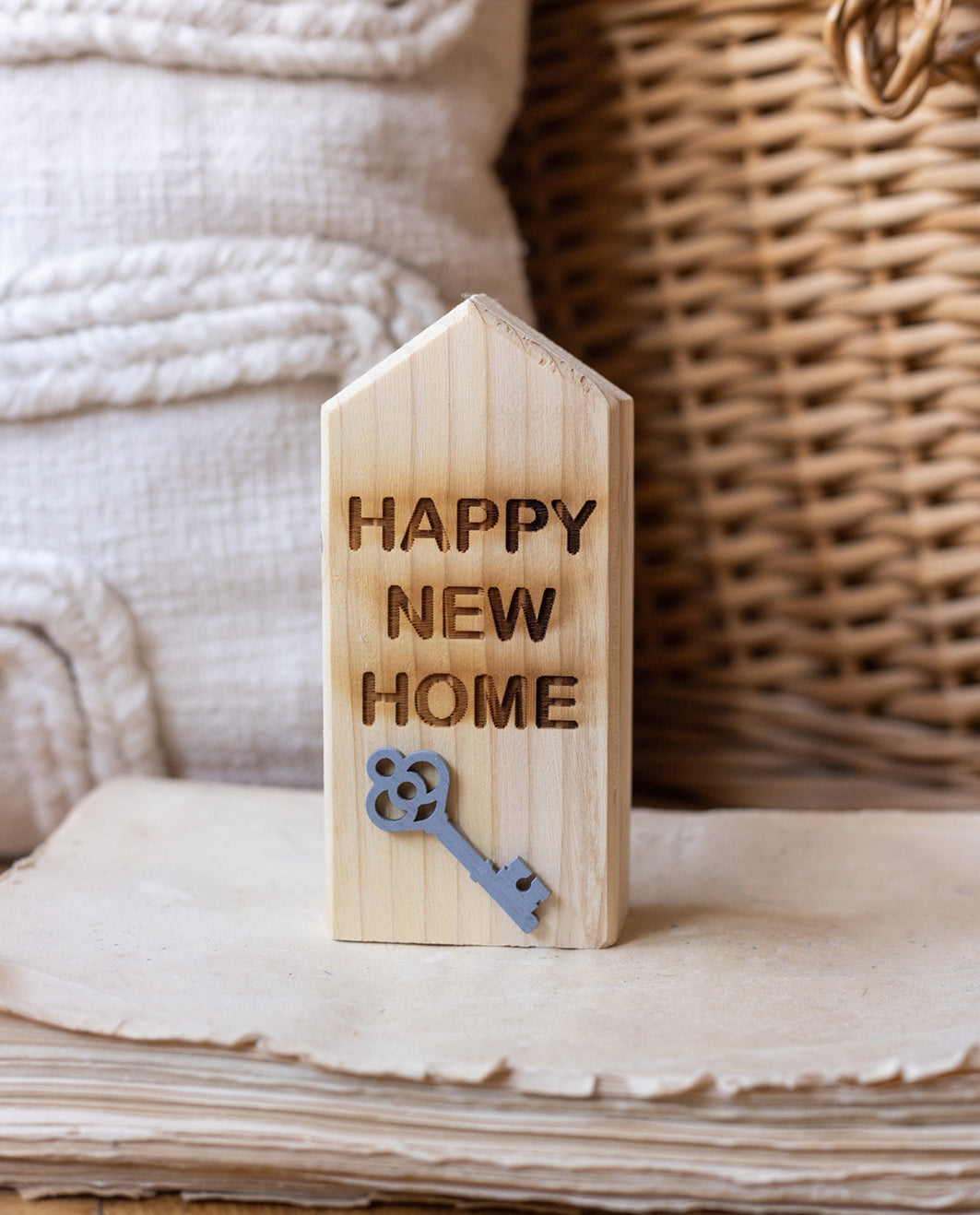 Επιτραπέζιο Γούρι Σπιτάκι Happy New Home