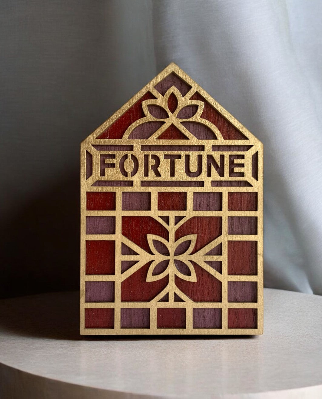 Γούρι Ξύλινο Σπίτι Fortune
