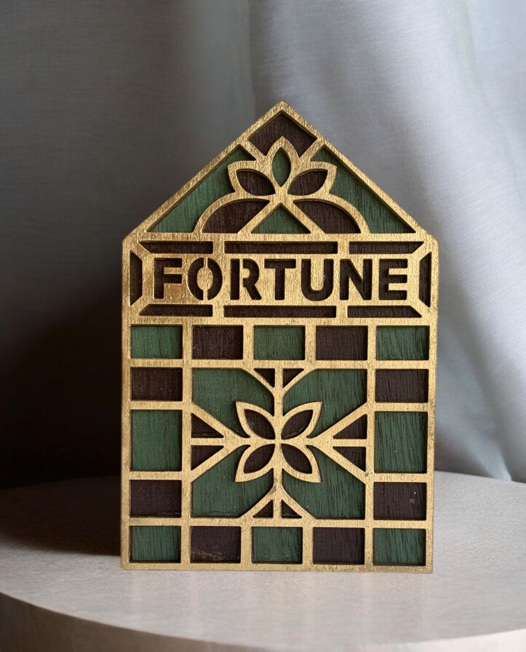 Γούρι Ξύλινο Σπίτι Fortune