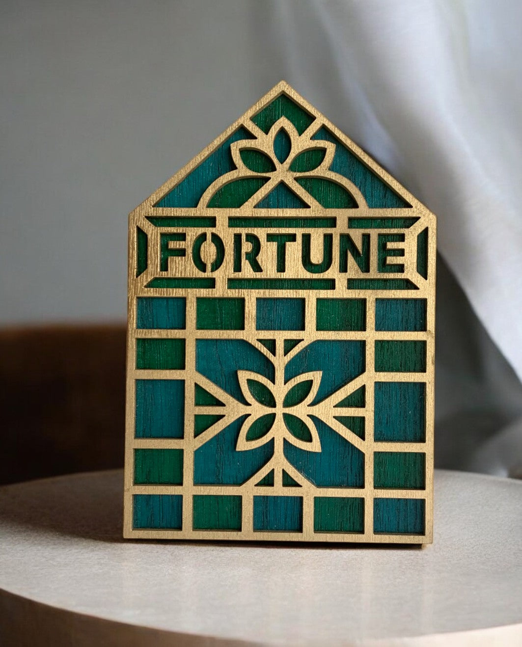 Γούρι Ξύλινο Σπίτι Fortune
