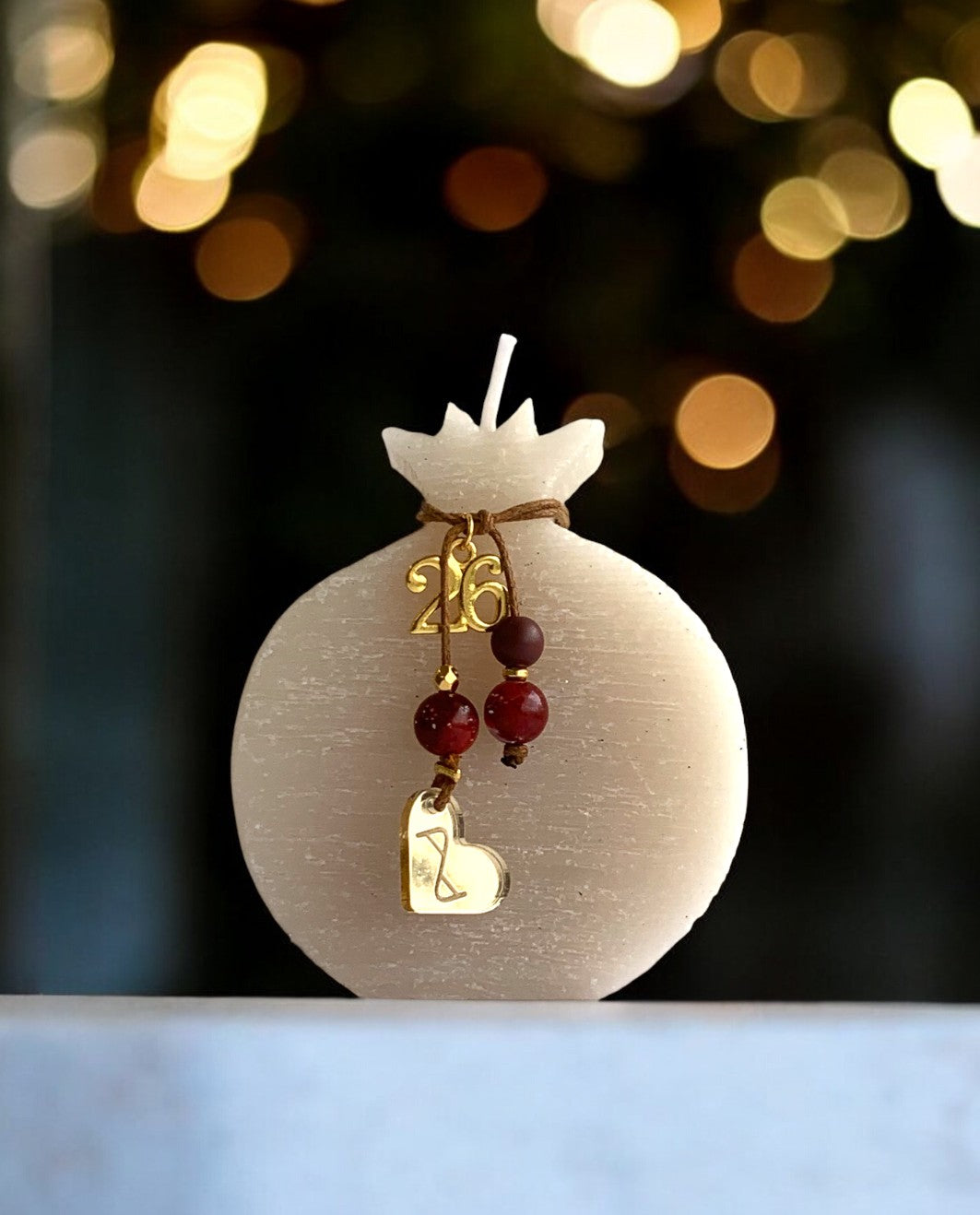 Διακοσμητικό Κερί Ρόδι