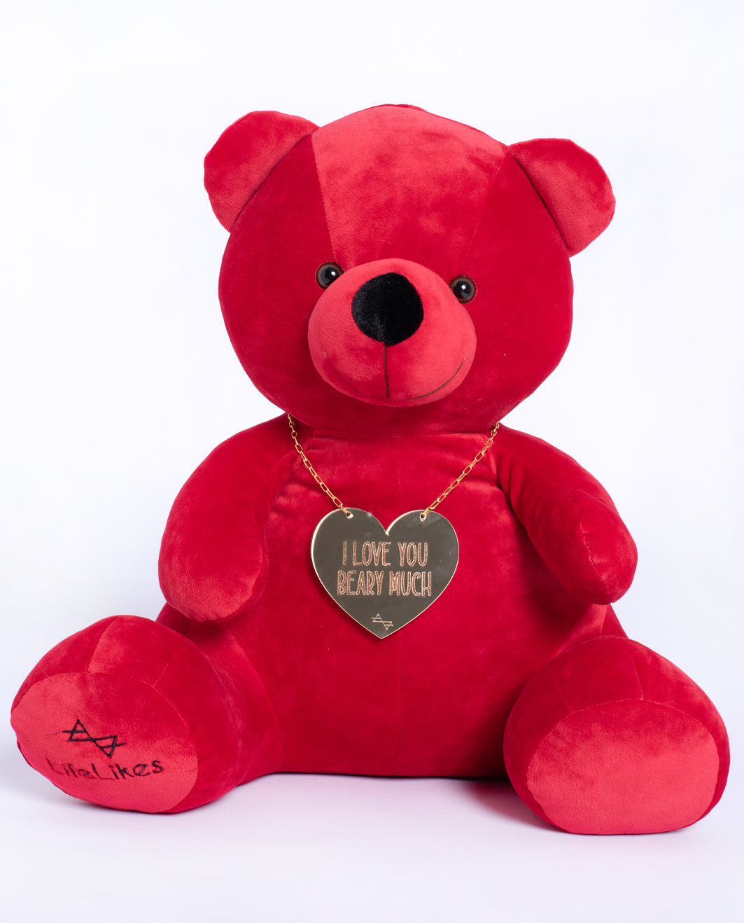 Βελούδινος Αρκούδος Beary "I love you Beary Much" 40cm