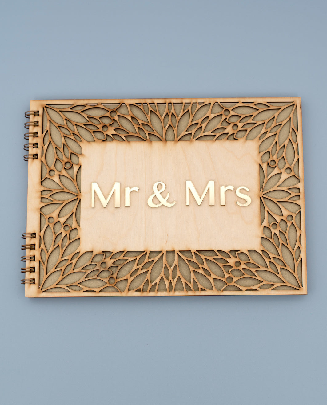 Βιβλίο Ευχών Γάμου Κορνίζα Mr & Mrs
