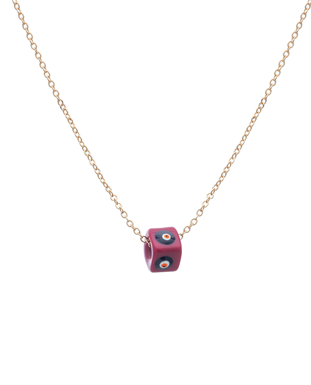 Cube Necklace with Eye