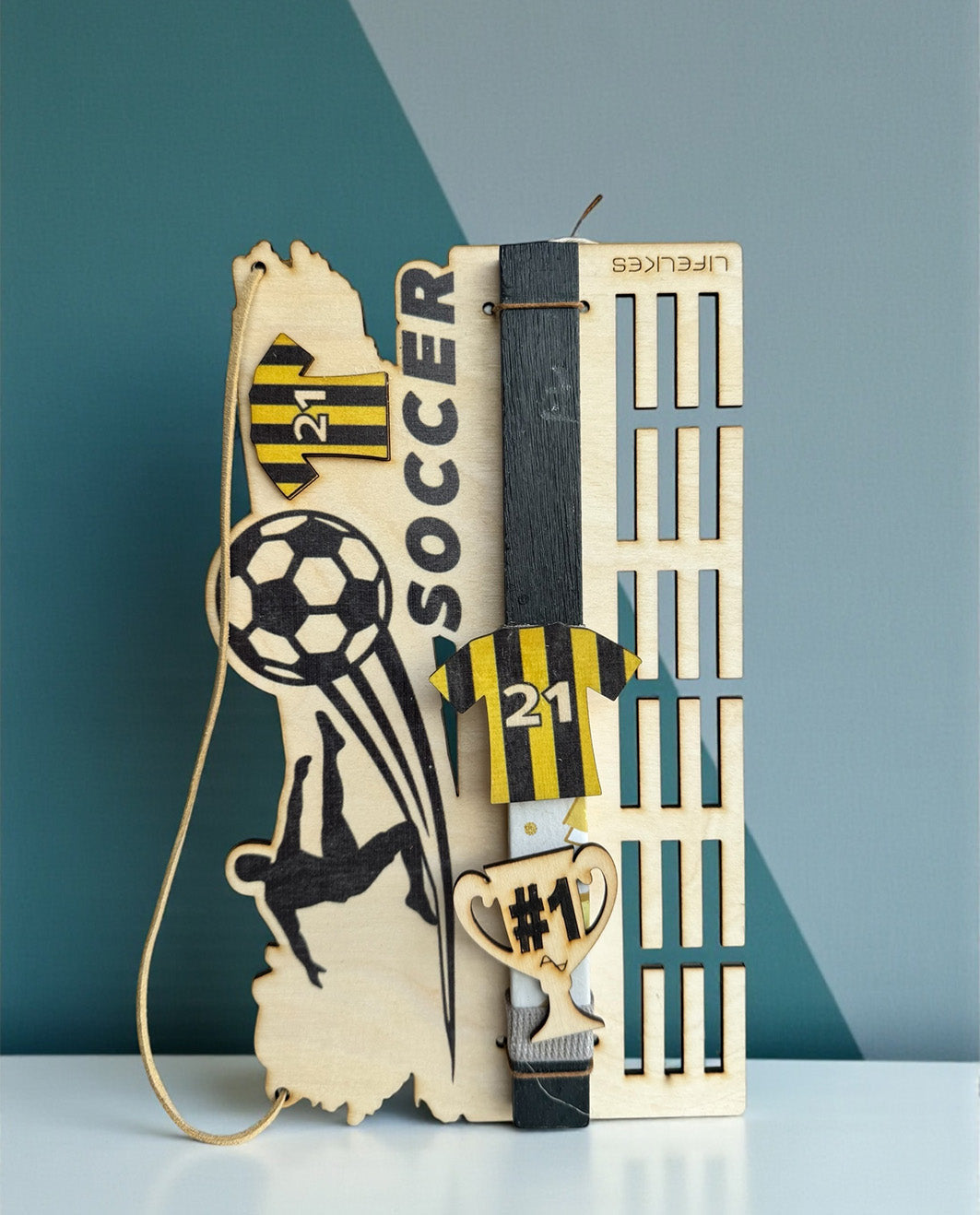 Λαμπάδα  Soccer Κίτρινο