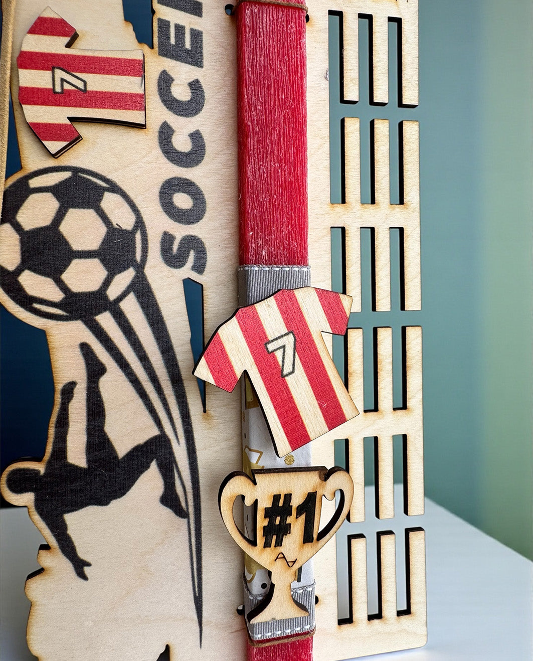 Λαμπάδα  Soccer Κόκκινο