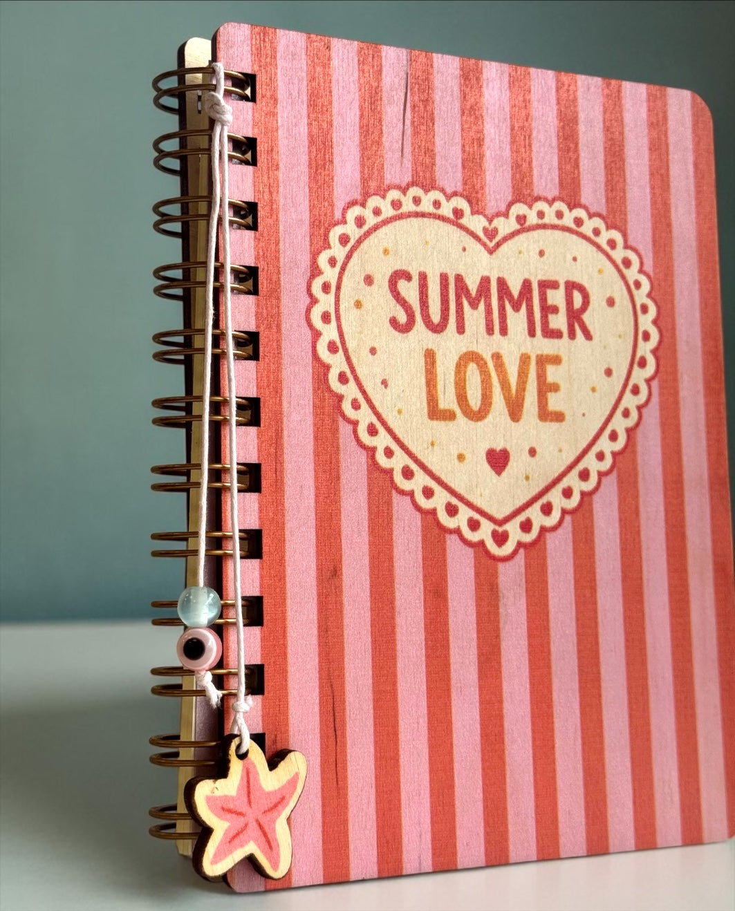 Ξύλινο Ατζεντάκι Summer Love