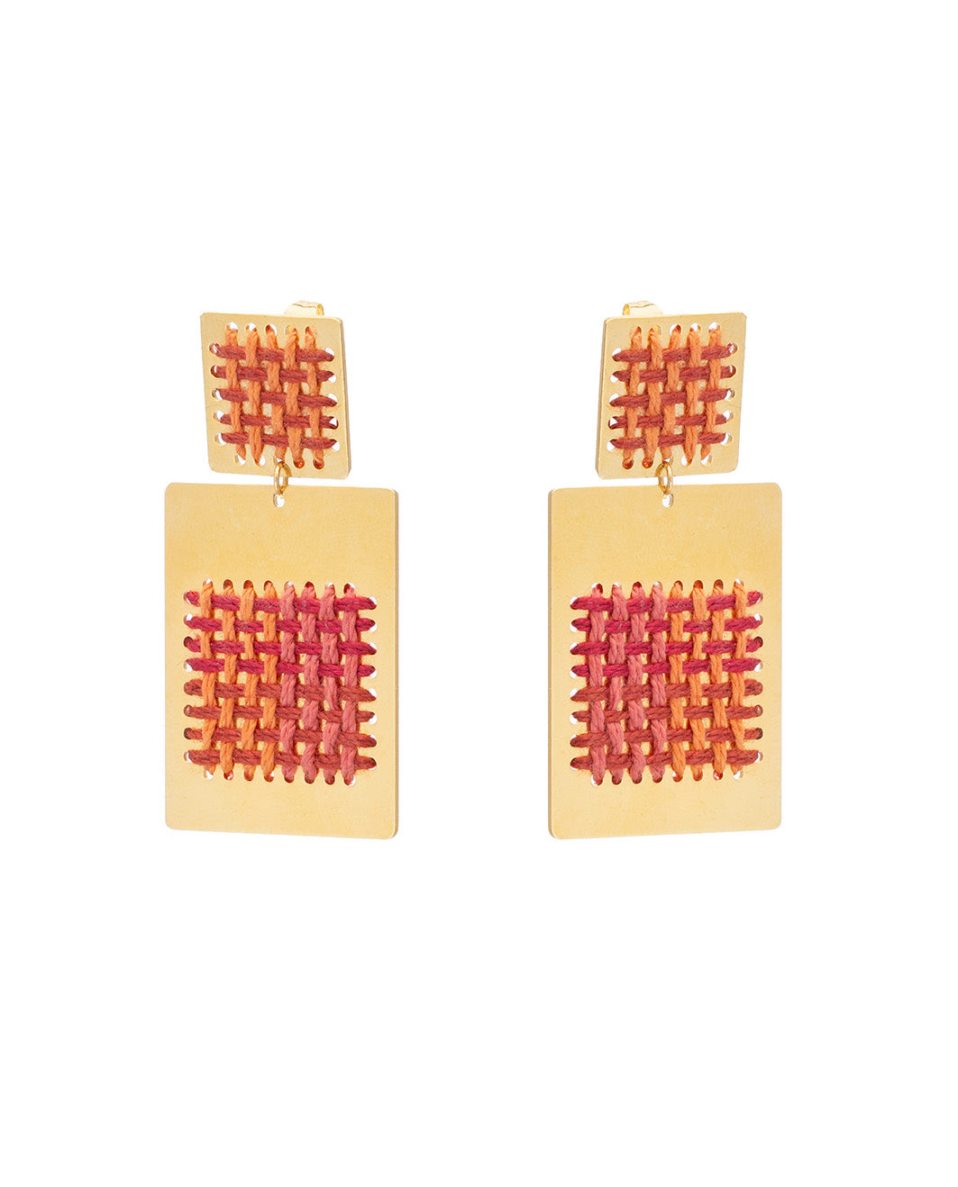 Σκουλαρίκια Tela Ricamo