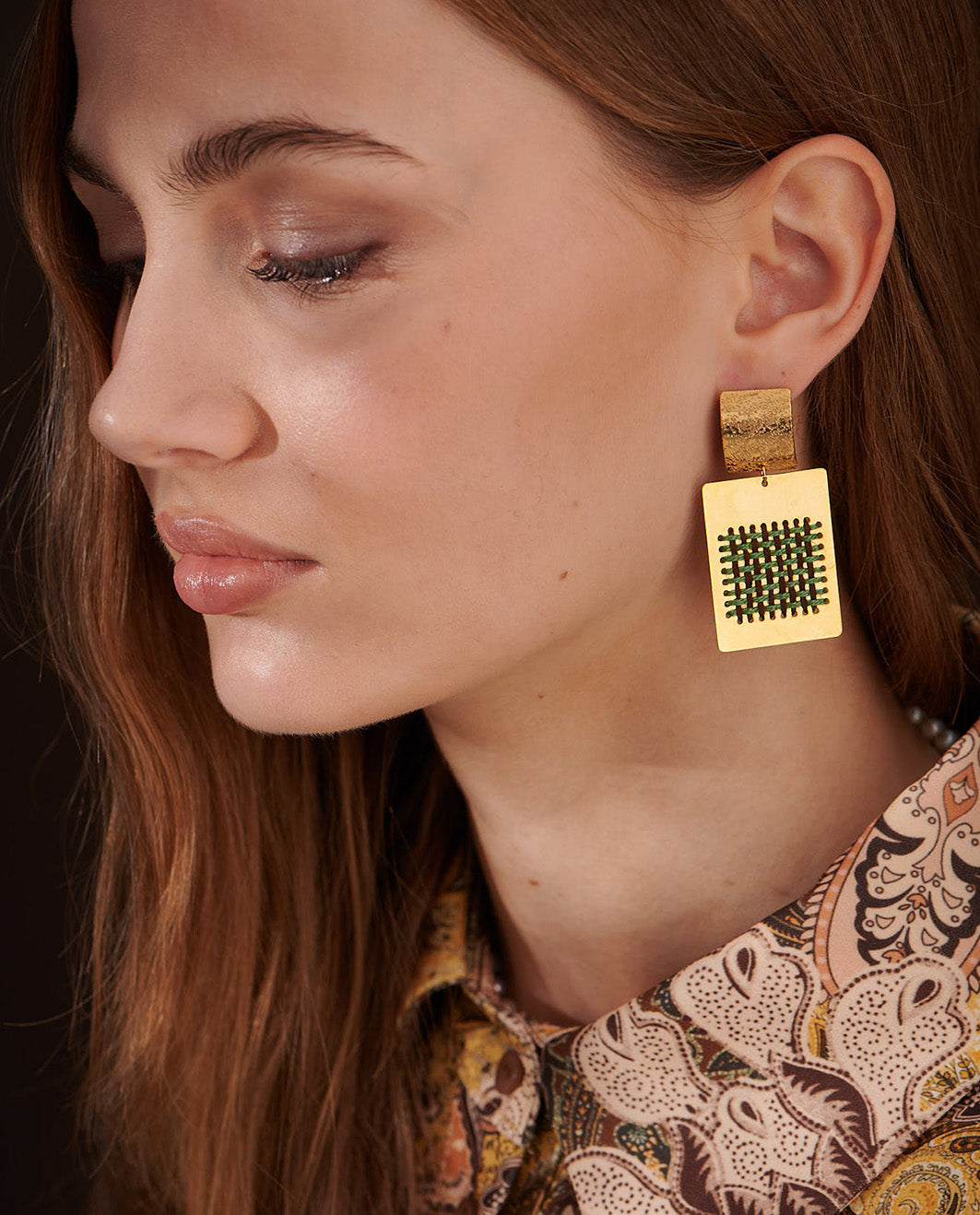 Σκουλαρίκια Tela Gold