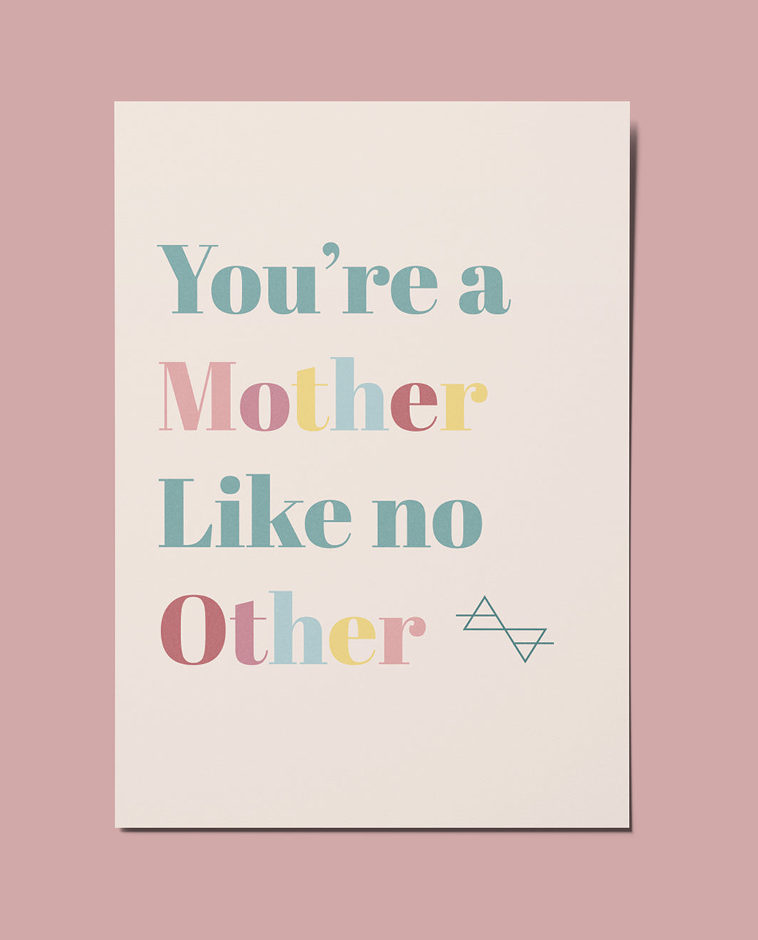 Ευχετήρια Κάρτα "You are a Mother Like no Other"